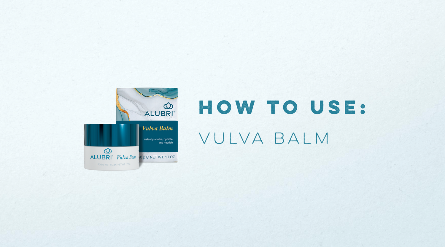 How to Use Vulva Balm